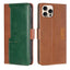 Contrast Color Side Buckle Leather Phone Case