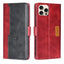 Contrast Color Side Buckle Leather Phone Case