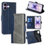 Contrast Color Side Buckle Leather Phone Case