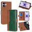 Contrast Color Side Buckle Leather Phone Case