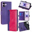 Contrast Color Side Buckle Leather Phone Case