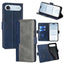 Contrast Color Side Buckle Leather Phone Case