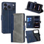 Contrast Color Side Buckle Leather Phone Case