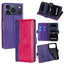 Contrast Color Side Buckle Leather Phone Case