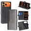 Contrast Color Side Buckle Leather Phone Case