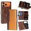 Contrast Color Side Buckle Leather Phone Case