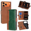 Contrast Color Side Buckle Leather Phone Case