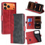 Contrast Color Side Buckle Leather Phone Case