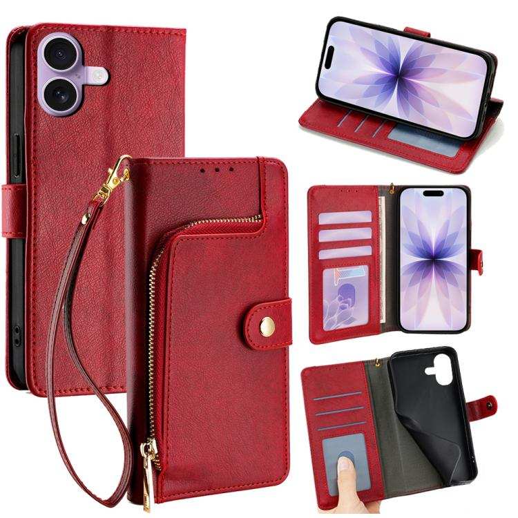 Zipper Bag Leather Phone Case
