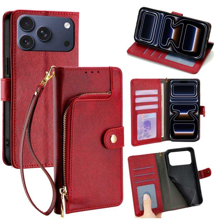 Zipper Bag Leather Phone Case