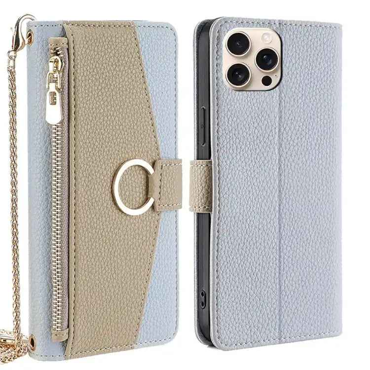 Crossbody Litchi Texture Leather Phone Case