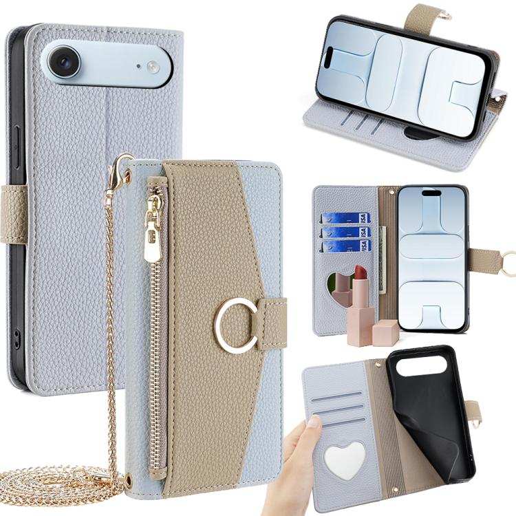 Crossbody Litchi Texture Leather Phone Case