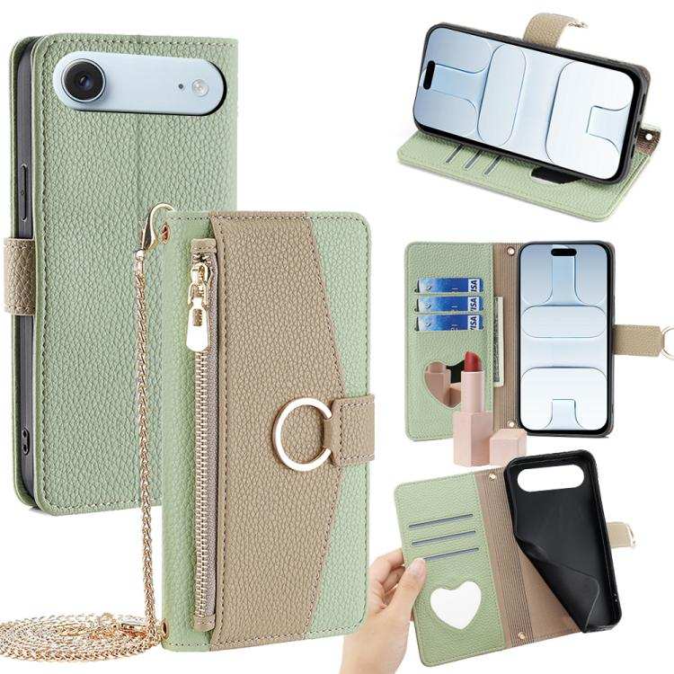 Crossbody Litchi Texture Leather Phone Case