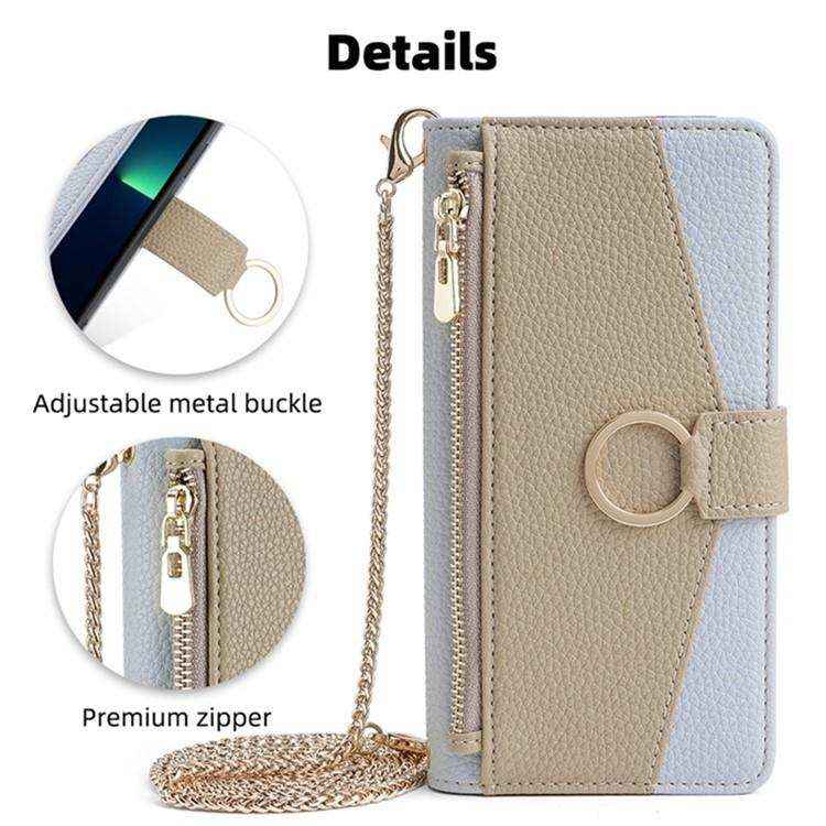 Crossbody Litchi Texture Leather Phone Case