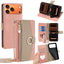 Crossbody Litchi Texture Leather Phone Case