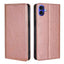 Gloss Oil Solid Color Magnetic Leather Phone Case