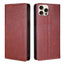 Gloss Oil Solid Color Magnetic Leather Phone Case