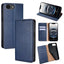 Gloss Oil Solid Color Magnetic Leather Phone Case