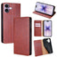 Gloss Oil Solid Color Magnetic Leather Phone Case