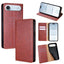Gloss Oil Solid Color Magnetic Leather Phone Case