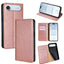 Gloss Oil Solid Color Magnetic Leather Phone Case