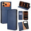 Gloss Oil Solid Color Magnetic Leather Phone Case