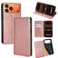 Gloss Oil Solid Color Magnetic Leather Phone Case