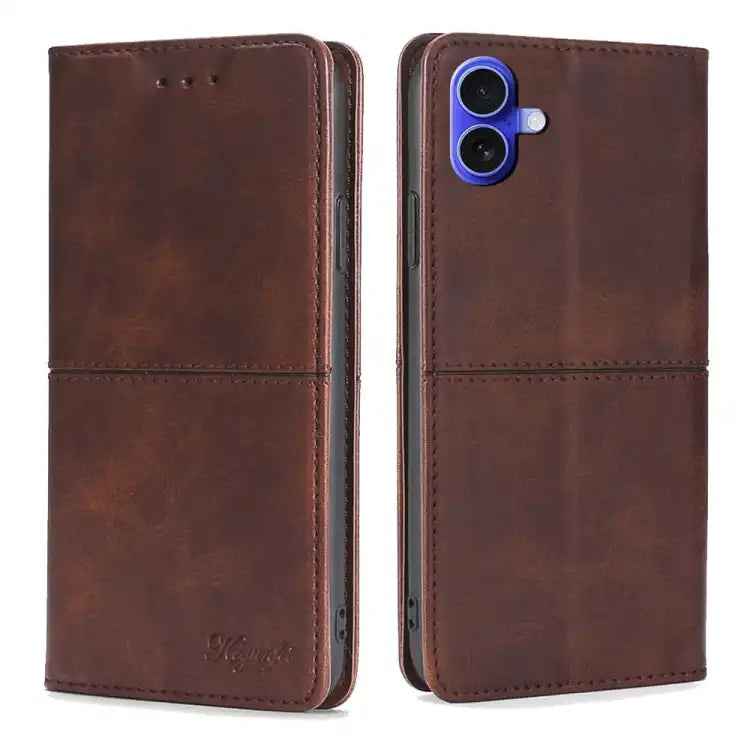 Cow Texture Magnetic Leather Phone Case