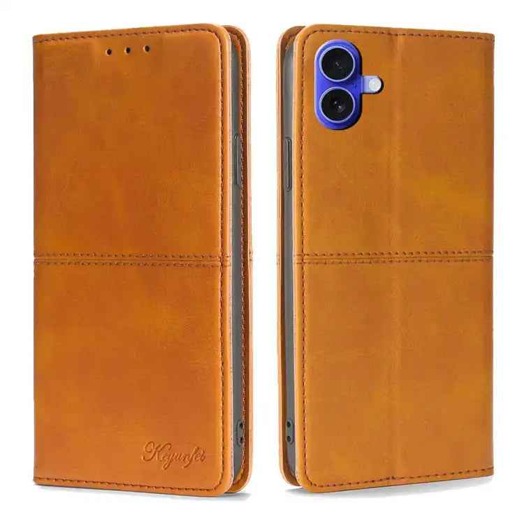 Cow Texture Magnetic Leather Phone Case