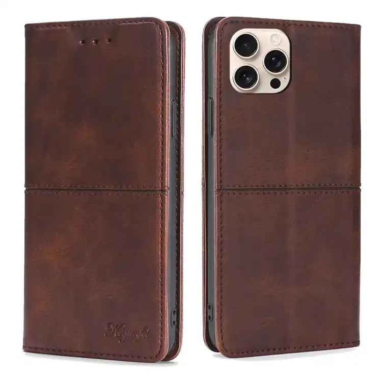 Cow Texture Magnetic Leather Phone Case