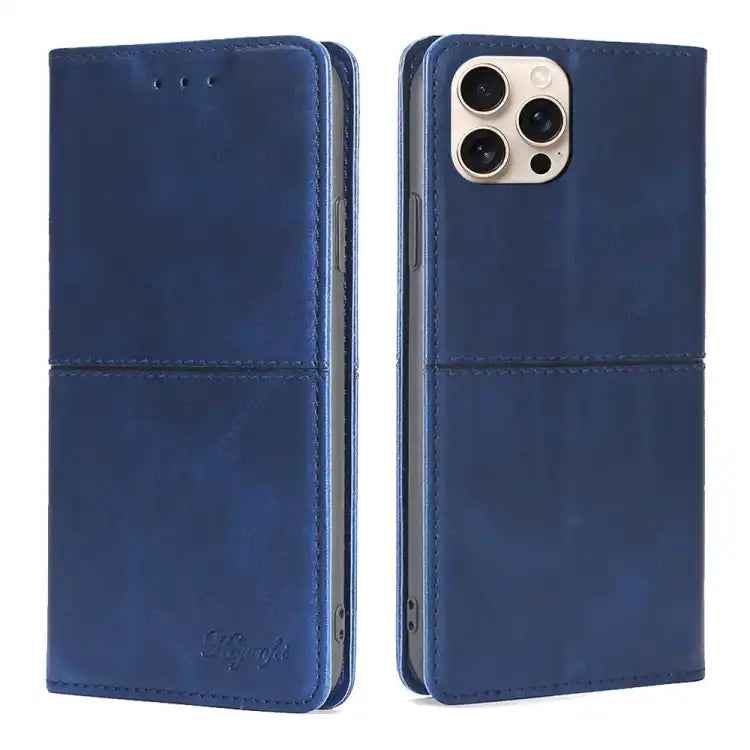 Cow Texture Magnetic Leather Phone Case