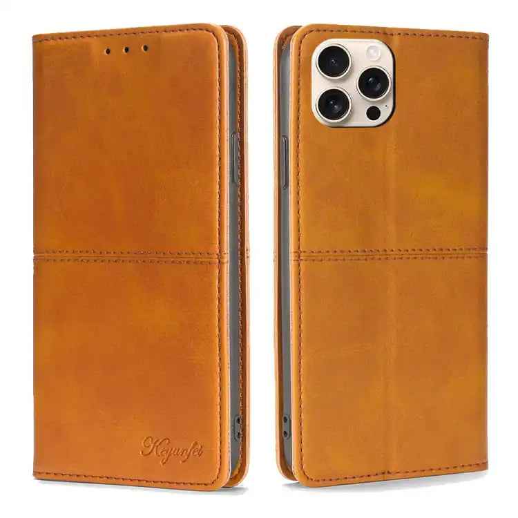 Cow Texture Magnetic Leather Phone Case