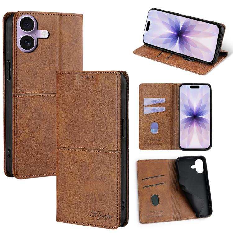 Cow Texture Magnetic Leather Phone Case