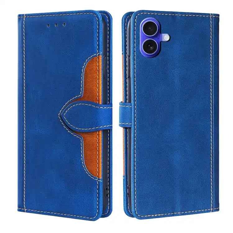 Skin Feel Magnetic Buckle Leather Phone Case