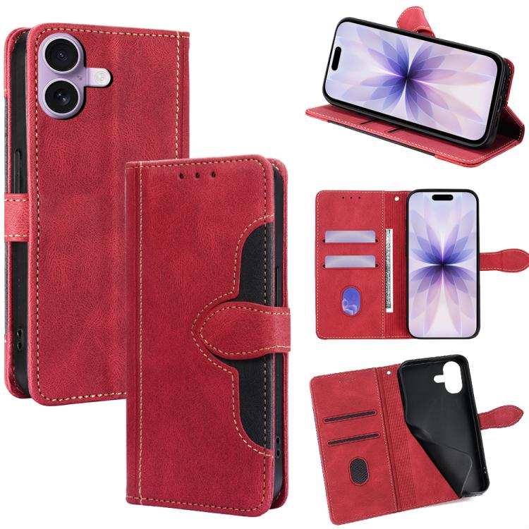 Skin Feel Magnetic Buckle Leather Phone Case