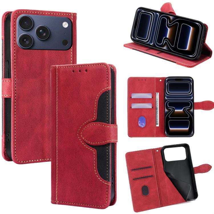 Skin Feel Magnetic Buckle Leather Phone Case