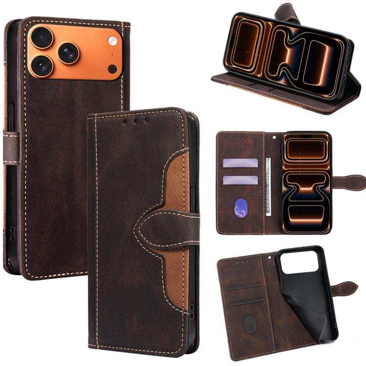 Skin Feel Magnetic Buckle Leather Phone Case