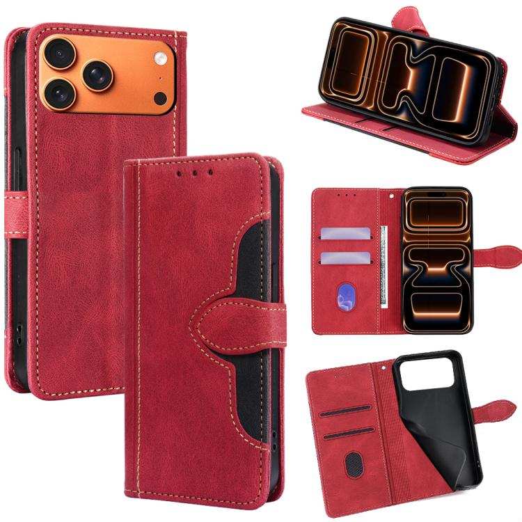 Skin Feel Magnetic Buckle Leather Phone Case