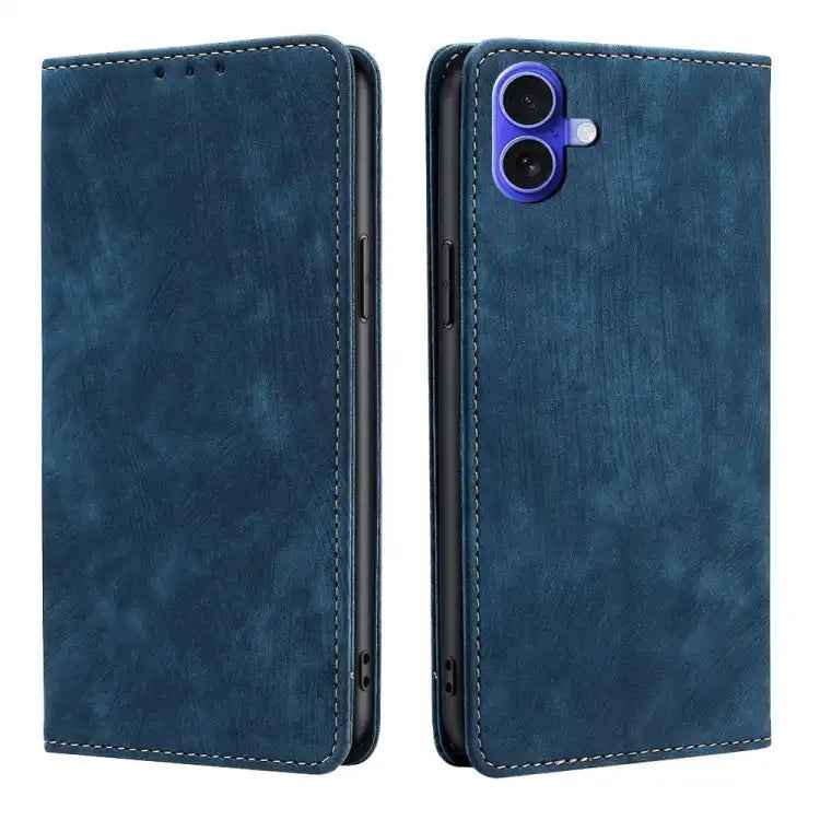 RFID Anti-theft Brush Magnetic Leather Phone Case