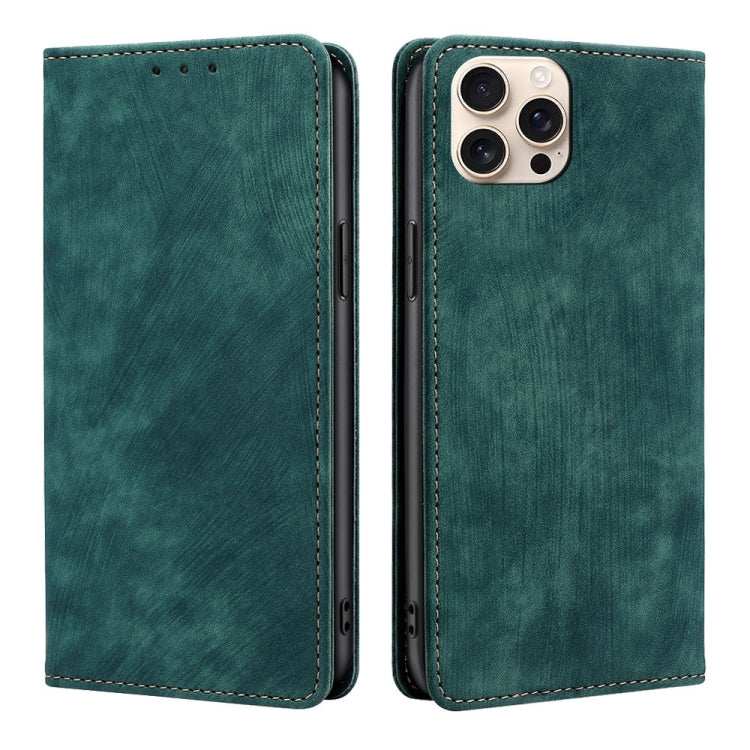 RFID Anti-theft Brush Magnetic Leather Phone Case