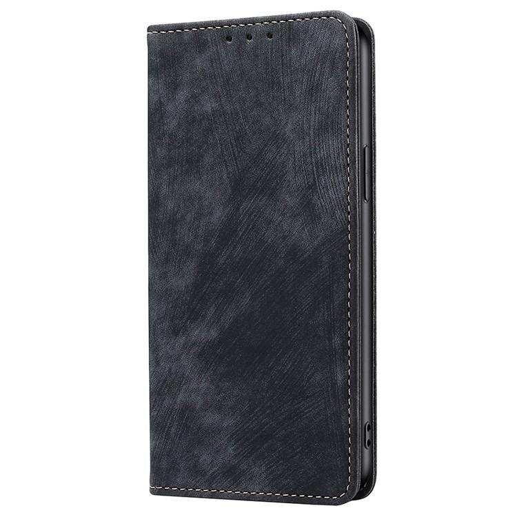 RFID Anti-theft Brush Magnetic Leather Phone Case