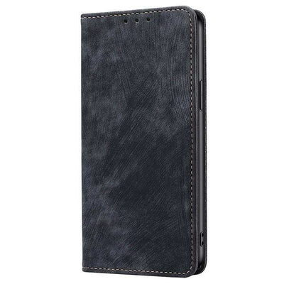 RFID Anti-theft Brush Magnetic Leather Phone Case