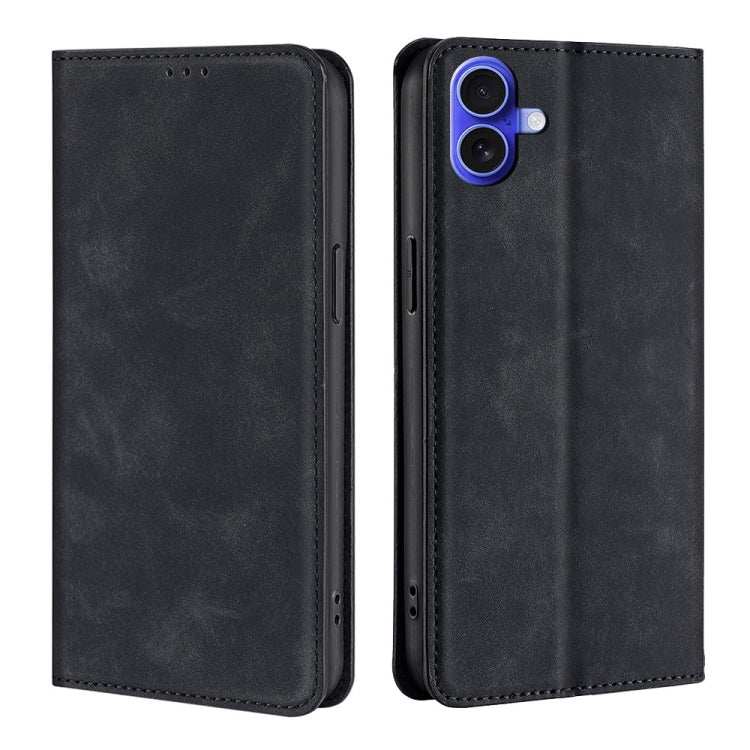 Skin Feel Magnetic Leather Phone Case