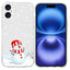 Christmas Painted Pattern TPU Transparent Phone Case