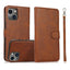 Calf Texture 2 in 1 Detachable Magnetic Back Cover Leather Case