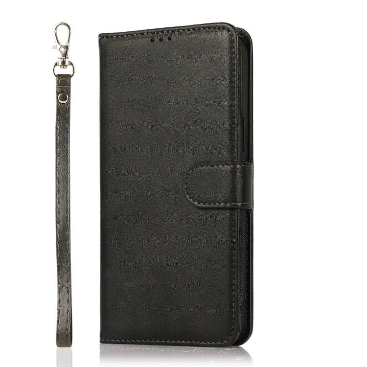 Calf Texture 2 in 1 Detachable Magnetic Back Cover Leather Case