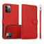 Calf Texture 2 in 1 Detachable Magnetic Back Cover Leather Case
