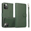 Calf Texture 2 in 1 Detachable Magnetic Back Cover Leather Case