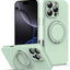 Liquid Silicone MagSafe Phone Case with Rotating Holder