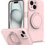 Liquid Silicone MagSafe Phone Case with Rotating Holder